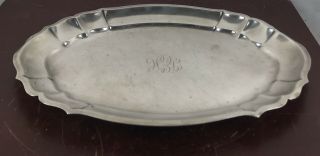 Sterling 42669 Gorham Chippendale Tray 15.  5 Troy Ounce