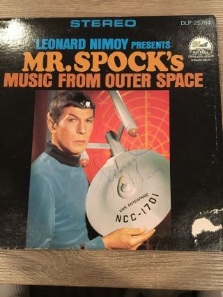 Leonard Nimoy Signed Autograph Mr Spock 