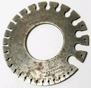 Vintage Brown & Sharpe Standard Wire Gauge Tool Watchmaker Estate Tools Lot23