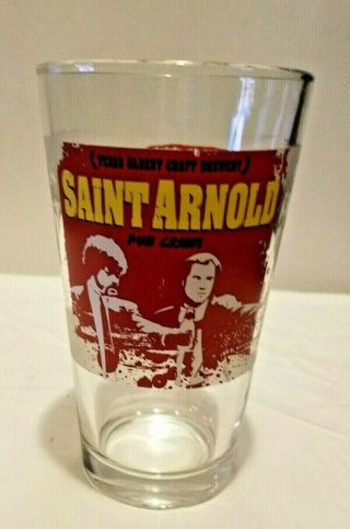 Saint Arnold Brewing Co.  Texas Oldest Craft Brewery Pub Crawl Beer Pint Glass