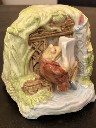 Schmid Beatrix Potter Jeremy Fisher Frog Music Box Down by the Old Mill Stream 2