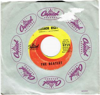 The Beatles - Eleanor Rigby / Yellow Submarine - 7 " 45 Vinyl Record - 1966