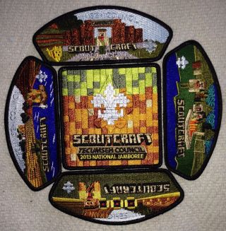 2013 Jamboree - Tecumseh Council Minecraft Patch Set - Scoutcraft