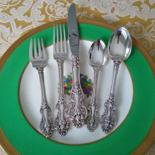 Reed & Barton KING FRANCIS Pattern 68 pc Service for 12 Silver Plate Flatware 3