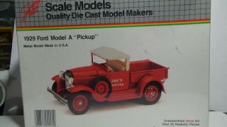 Vintage Hubley Scale Models 1929 Model A Roadster Pickup,  In The Box