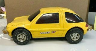 Tonka Amc Pacer X Metal Toy Car Yellow Diecast 3896
