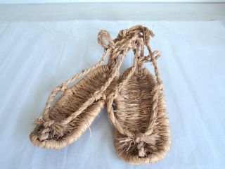 Japanese Old Straw Sandals Waraji