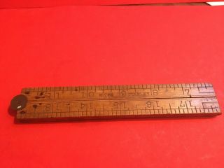 Stanley Rule And Level Co.  Boxwood Ruler No.  68