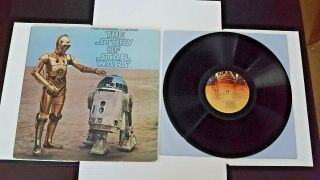 Star Wars - The Story Of Star Wars Lp 1977 20th Century Records Vinyl W/ Booklet
