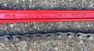 JET Hit Chain Wrench CW - 6 Japan New/Old Stock 2