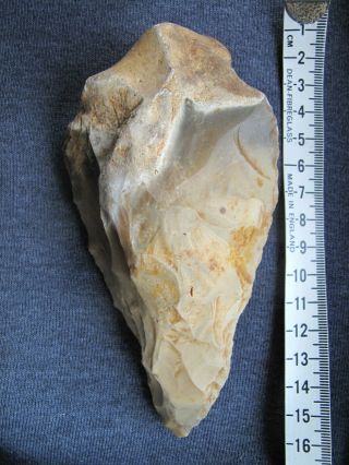Palaeolithic Flint Hand Axe Approx 280 Gms