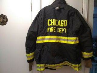 Chicago Fire Dept.  Turnout Jacket / Coat Janesville