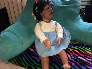 Mary Van Osdell Sweet Pea 20 Crying African American Porcelain Doll 724/1500