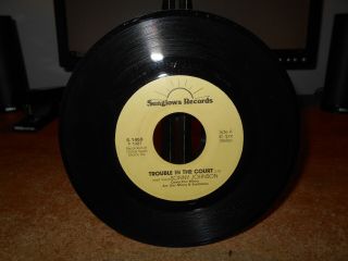 Sonny Johnson Trouble In The Court Bahamas Soul Funk 45