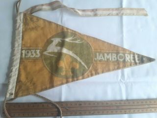 Scouting Memorabilia 1933 Godollo (hungary) Jamboree Pennant