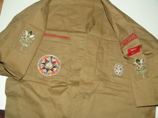 1937 National Jamboree Shirt - Eagle Patch,  Jamboree Patch,  2 Scoutmaster,  &