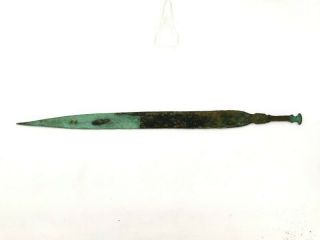 Ancient Greek Bronze Sword With Handle R 75