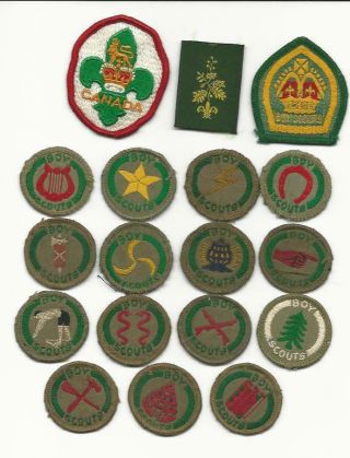 Boy Scout Proficiency Badges Etc.