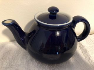 Pristine Vintage Tea For One Teapot Cobalt Blue - Adorable