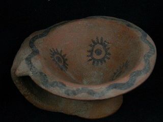 Ancient Large Size Teracotta Painted Pot With Serpent Indus Valley 2500 Bc Pt448