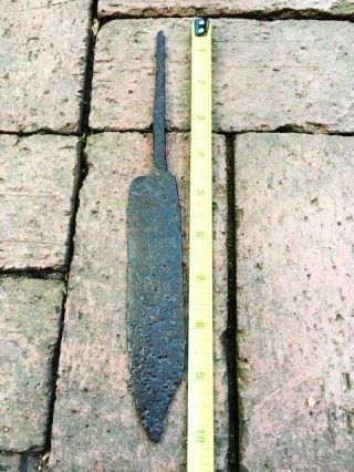900 AD Big Antique Viking Dagger N sword rapier 3