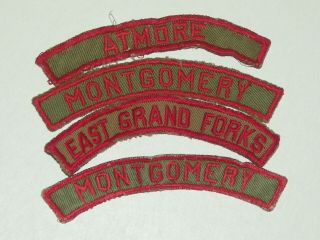 4 Khaki & Red Community Strips - Montgomery (2) - East Grad Forks,  Atmore -