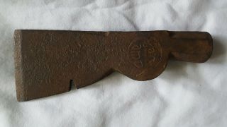Vintage Van Camp Trademark Hatchet Hammer Head Axe Nail Puller Remover Tool