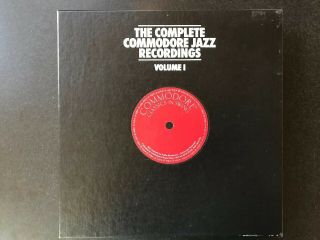 Complete Commodore Jazz Recordings Volume 1 Mosaic Records 23 Lps