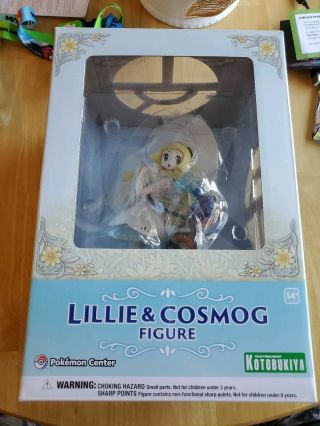 Kotobukiya Pokemon Center Figure Lillie & Cosmog 1/8 Figure Pvc Usa Seller
