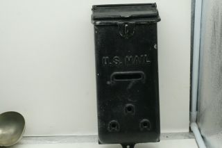 Vintage Antique Cast Aluminum U.  S.  Mail Box