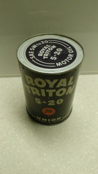 Vintage Royal Triton One Quart Oil Can 2