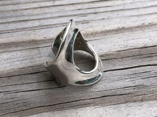 Vtg Jacob Hull Denmark Danish Modern Sterling Silver Ring Sz 6 - 7