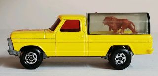 Vintage 1973 Matchbox Rolamatics Ford Ranger No.  57 Wild Life Truck Lesney