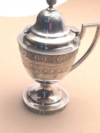 Tiffany & Co Small Sterling Silver Mustard Or Jam Pot