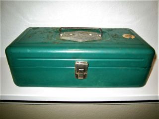 Vintage Victor Metal Tackle Box