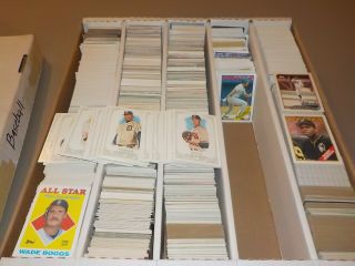 Huge 4000 Ct.  Box Of Baseball Cards W/ Stars,  Hof,  Topps Allen & Ginter,  Q24