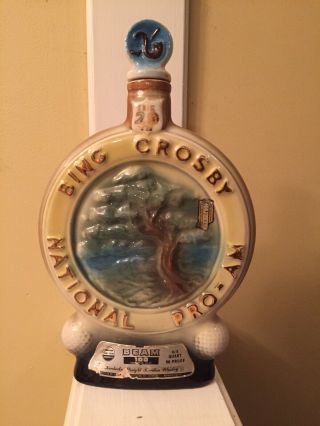 1970 Jim Beam Decanter Bing Crosby National Pro Am Pebble Beach Cypress Point