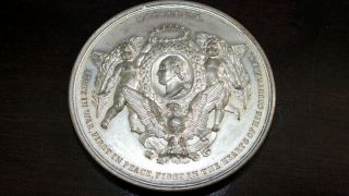 1876 U.  S.  Centennial Exposition Philadelphia George Washington Medal 2
