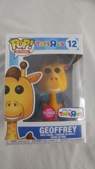 Funko Pop Flocked Geoffrey The Giraffe 12 Toys R Us Exclusive Limited Ad Icons