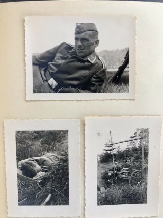 WWII German Photo Album Luftwaffe Flakgruppe In Bulgaria  3