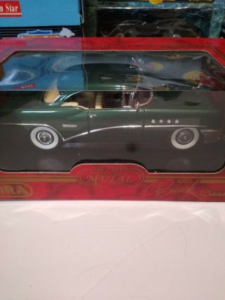 Mira 1:18 Buick Century 1955 Die - Cast Green Nib 6134