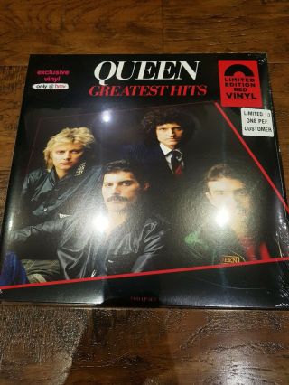 Queen Greatest Hits Red Coloured Double Vinyl 2019 Hmv Exclusive.