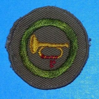 Bugling Type B Merit Badge - Only 3959 Made - - Boy Scout - 6658