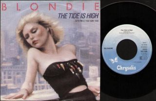 Blondie The Tide Is High 7 " Ps,  German Issue,  B/w Susie And Jeffrey,  102 506 - 10