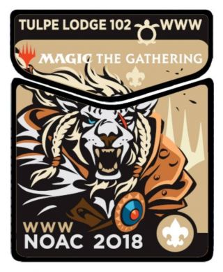 Magic The Gathering Bsa Tulpe Oa Lodge 102 Ri 2018 Noac 2 - Patch Ajani Goldmane