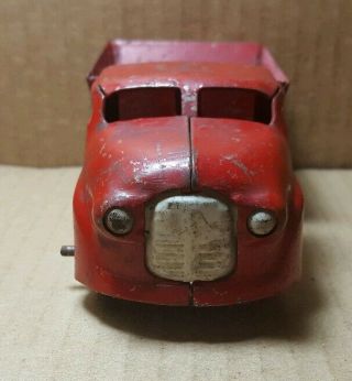 Vintage Wyandotte Pressed Steel Dump Truck - Red (H - 2) 3