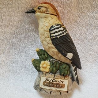 Vintage Ski Country Gila Woodpecker Whiskey Decanter Limited Edition; Empty