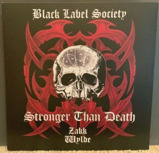 Black Label Society - Stronger Than Death - 180gm Orange Vinyl - 2011 Uk Press - Back On