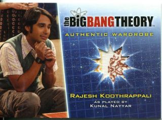 The Big Bang Theory Season 5 Wardrobe Card M17 Rajesh