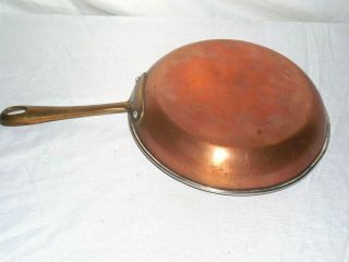 Vintage Philippe La France Copper Brass Handle Tin Lined Cooking Pot Pan